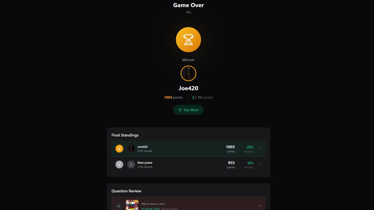 Juegos de Trivia (3/4)